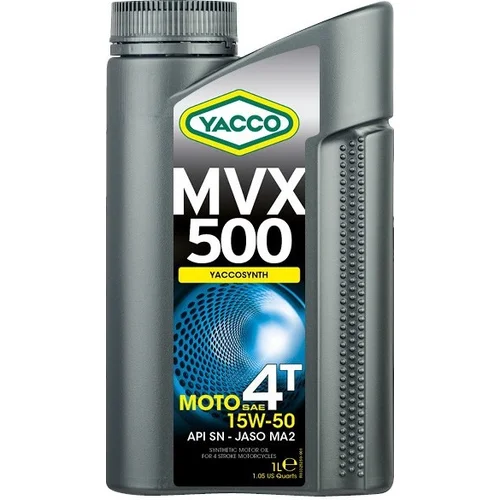 YACCO motorový olej polosyntetický MVX 500 4T 15W50 1l