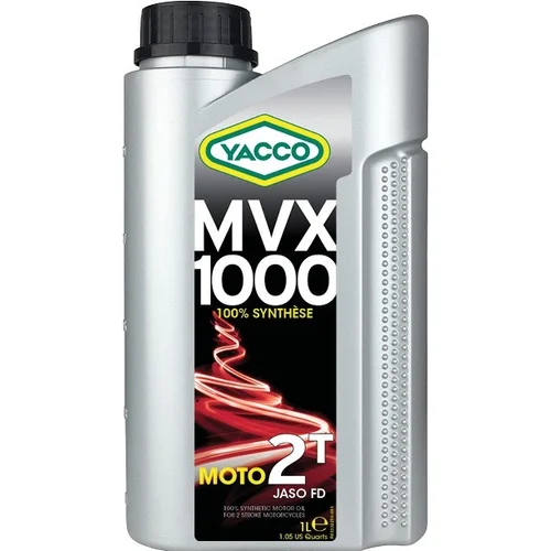 YACCO motorový olej plne syntetický MVX 1000 2T 1l