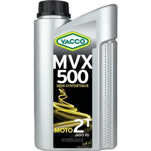 Motorový olej polosyntetický MVX 500 2T 1l YACCO 33341