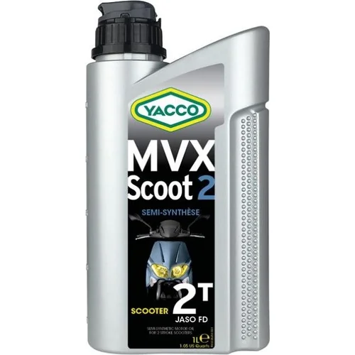 YACCO motorový olej polosyntetický MVX SCOOT 2 1l