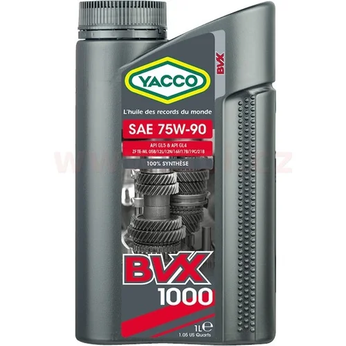Prevodový olej plne syntetický BVX 1000 75W90 1l YACCO 34021