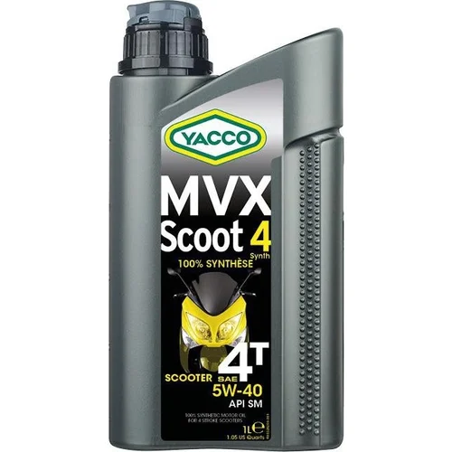 YACCO motorový olej plne syntetický MVX SCOOT 4 SYNTH 5W40 1l