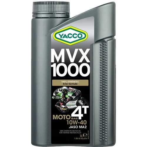 Motorový olej YACCO MVX 1000 4T 10W40, YACCO (1 l)
