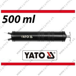 YATO Pumpa olejová ručná 0,5L 2 vývody - obr. 1