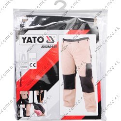 YATO Pracovné nohavice DOHAR, veľkosť M - obr. 3