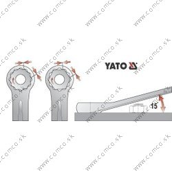 YATO Sada kľúčov očkoplochých 17ks 8 - 32 mm - obr. 1