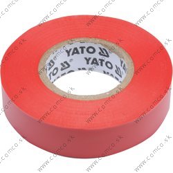 YATO Izolační páska PVC 15mm x 20m x 0,13mm červená