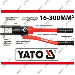 YATO Hydraulické kliešte, meď 16-300mm² hliník 16-240mm² - obr. 6