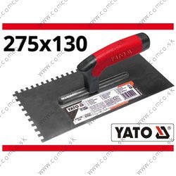 YATO Hladítko 270 x 130 mm zuby 6 x 6 mm - obr. 1