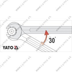 YATO Očkoplochý kľúč 14 mm - obr. 3