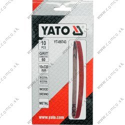YATO Nekonečný brúsny pás P60 10x330mm 10ks - obr. 2