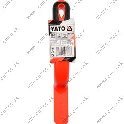 YATO Drôtená kefa ručná 180 mm nerezová oceľ-3 rady - obr. 1