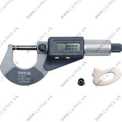 YATO Mikrometer 0-25mm s digitálnym displejom