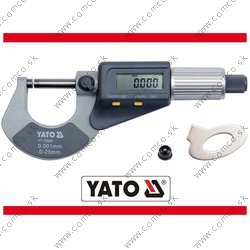 YATO Mikrometer 0-25mm s digitálnym displejom - obr. 4