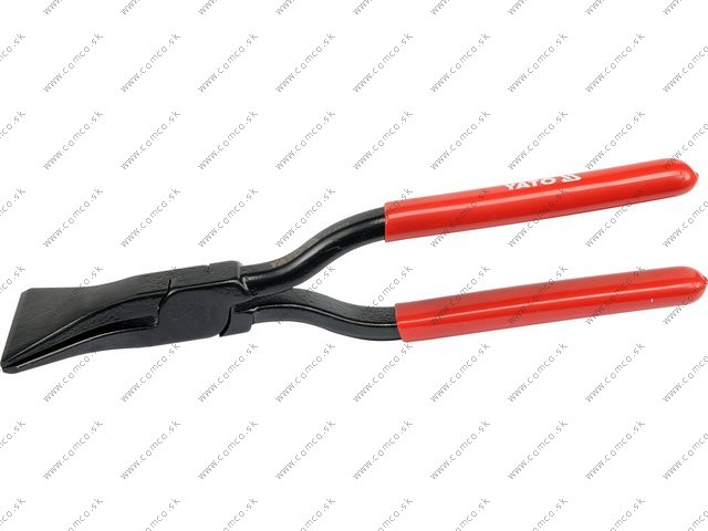 Yato Professional Sheet Metal Pliers – 280mm Curved Jaw, 55mm Width, Plastic Coated Handles