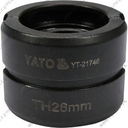 YATO Náhradné čeľuste k lisovacím kliešťom YT-21735 typ TH 26 mm