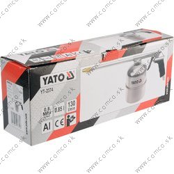 YATO Pištoľ na ropovanie + nádrž 0,85L 130l/min - obr. 1