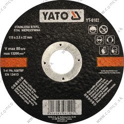 YATO Kotúč na kov INOX 115x22x2,5mm