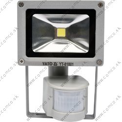 YATO LED lampa/reflektor 10W pohyb.senzor - obr. 1
