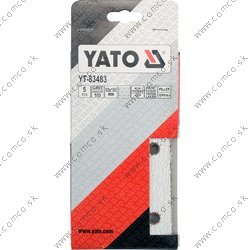 YATO Brúsny plát s otvormi P100 93x180mm 5ks - obr. 1