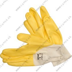 YATO Pracovné rukavice pogumované veľ.9 PE/nitrylit