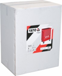 YATO Skrinka dielenská pojazdná 7 zásuviek červená - obr. 1