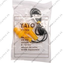 YATO Chrániče sluchu 22dB (50 párov) - obr. 2