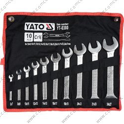 YATO Sada kľúčov plochých 10 ks 6 - 27 mm