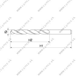 YATO Vrták na kov 3,5 mm HSS-COBALT 1 ks 135° (YATO náradie) - obr. 1