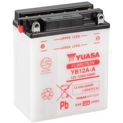 Štartovacia batéria YUASA YB12A-A