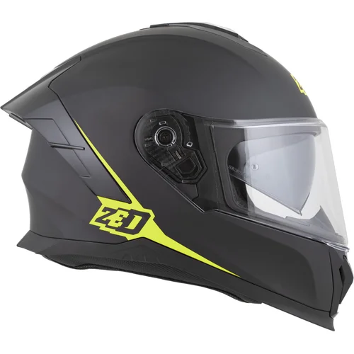 Prilba K40 (čierna matná/žltá fluo, veľkosť M) /ZED/ - obr. 4