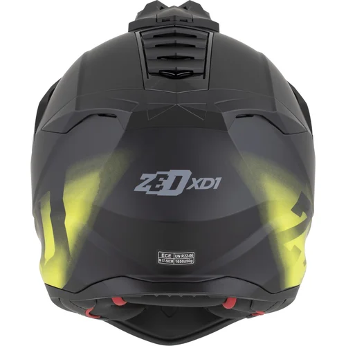 Prilba XD1 (čierna matná/žltá fluo, veľkosť S) /ZED/ - obr. 3
