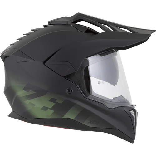 Prilba XD1 (čierna matná/tmavozelená, veľkosť XS) /ZED/ - obr. 4