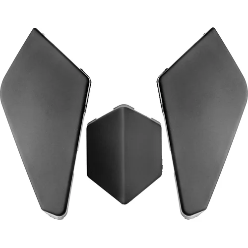 Víčka mechanizmu plexi/šilt pre prilby XD1 ZED VISOR/PEAK MECHANISM CAPS XD1 (čierna matná, 1 pár)