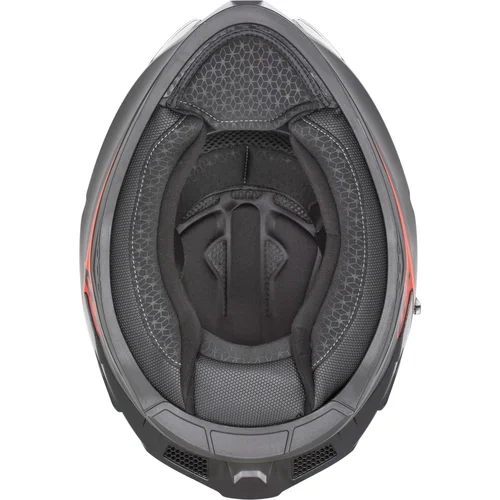 Prilba K40 (čierna matná/červená, veľkosť 2XL) /ZED/ - obr. 7