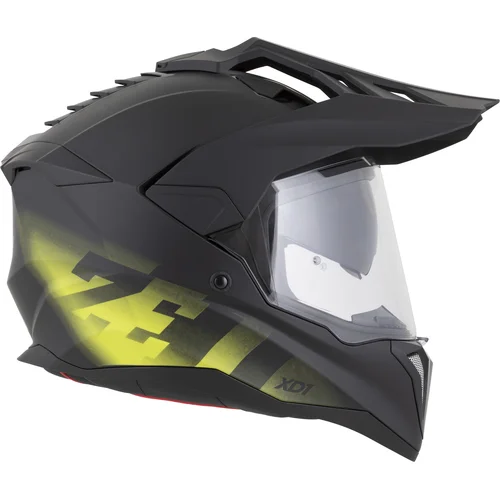 Prilba XD1 (čierna matná/žltá fluo, veľkosť XS) /ZED/ - obr. 4