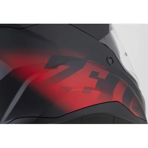 Prilba XD1 (čierna matná/červená, veľkosť L) /ZED/ - obr. 9