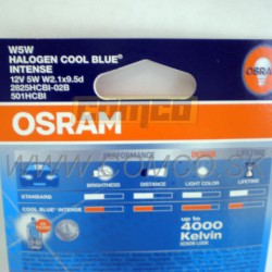 OSRAM Cool Blue W5W Intense XENON Look 5W Set 2ks - obr. 1