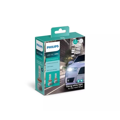 H11 LED Ultinon PRO5000 HL 12V / 24V 15W Sada 2ks /PHILIPS/ - obr. 2