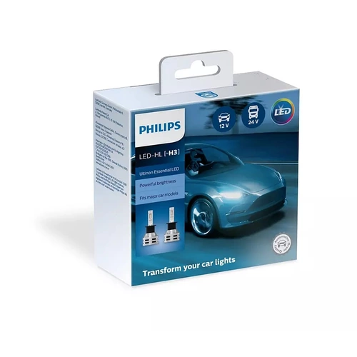 H3 LED Ultinon Essential 12V / 24V 19W Sada 2ks /PHILIPS/ - obr. 2