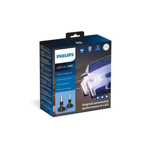 H3 LED Ultinon PRO9000 12V / 24V 18W Sada 2ks /PHILIPS/ - obr. 2