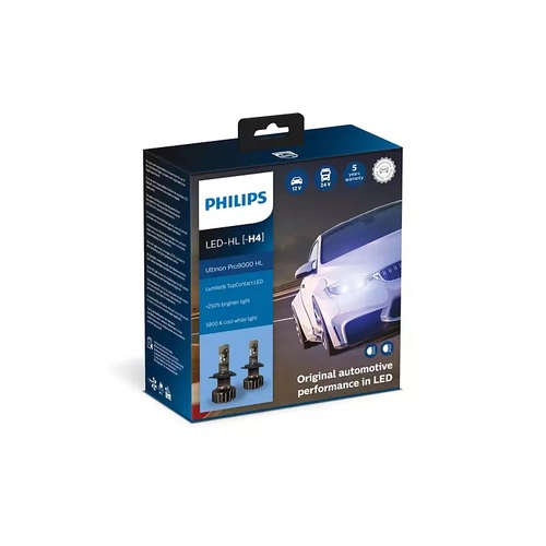 H4 LED Ultinon PRO5000 HL 12V / 24V 15W Sada 2ks /PHILIPS/ - obr. 2