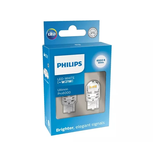 LED Ultinon Pro6000 SI žiarovka do cúvacích, hmlových a brzdových svetiel 12V, 6000K, Sada 2ks /PHILIPS/ - obr. 2