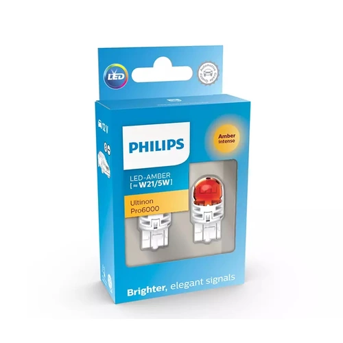 LED Ultinon Pro6000 SI žiarovka do smerovky, jantárové svetlo, 12V, 2ks /PHILIPS/ - obr. 2