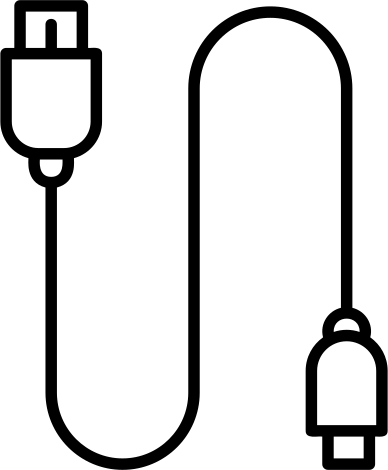 USB kábel v balení